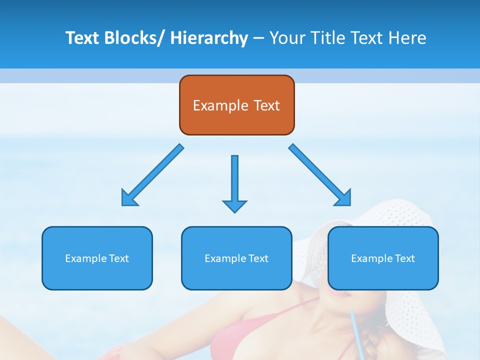 Scarf Eating Sexy PowerPoint Template