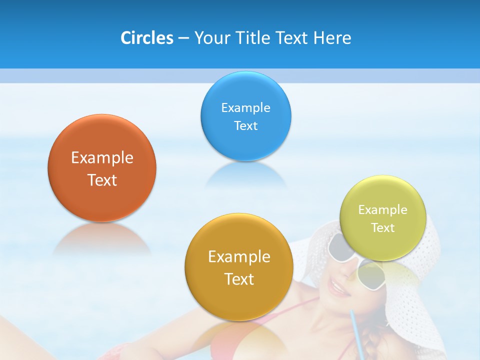 Scarf Eating Sexy PowerPoint Template