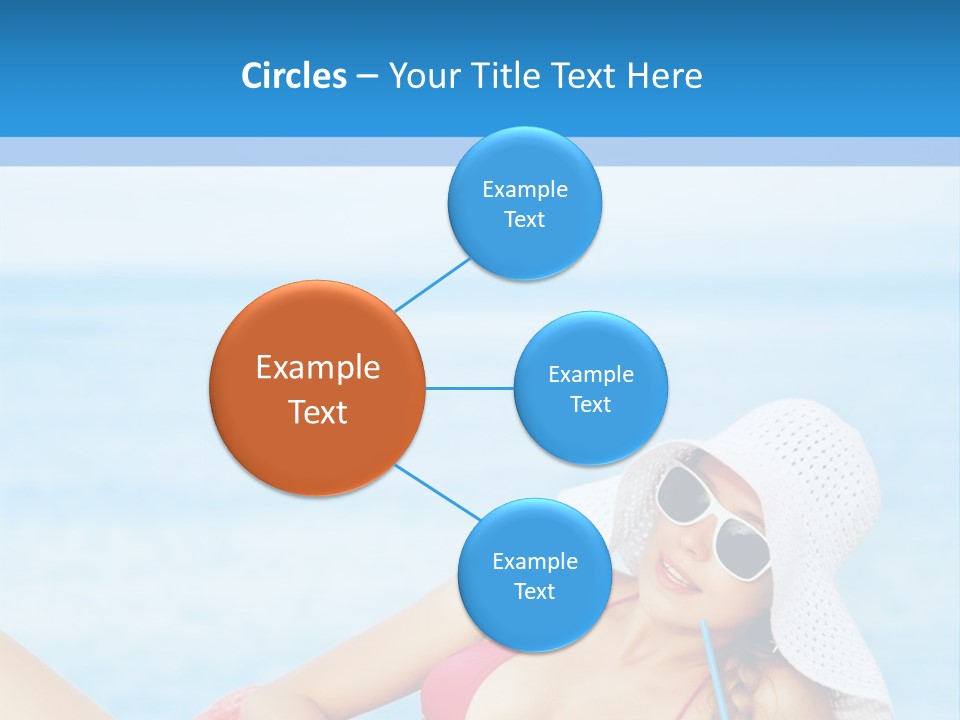 Scarf Eating Sexy PowerPoint Template