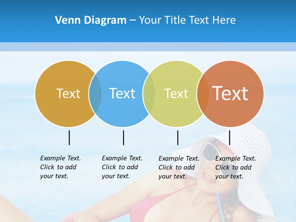 Scarf Eating Sexy PowerPoint Template