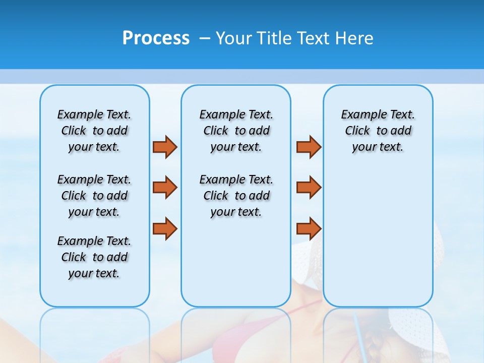 Scarf Eating Sexy PowerPoint Template