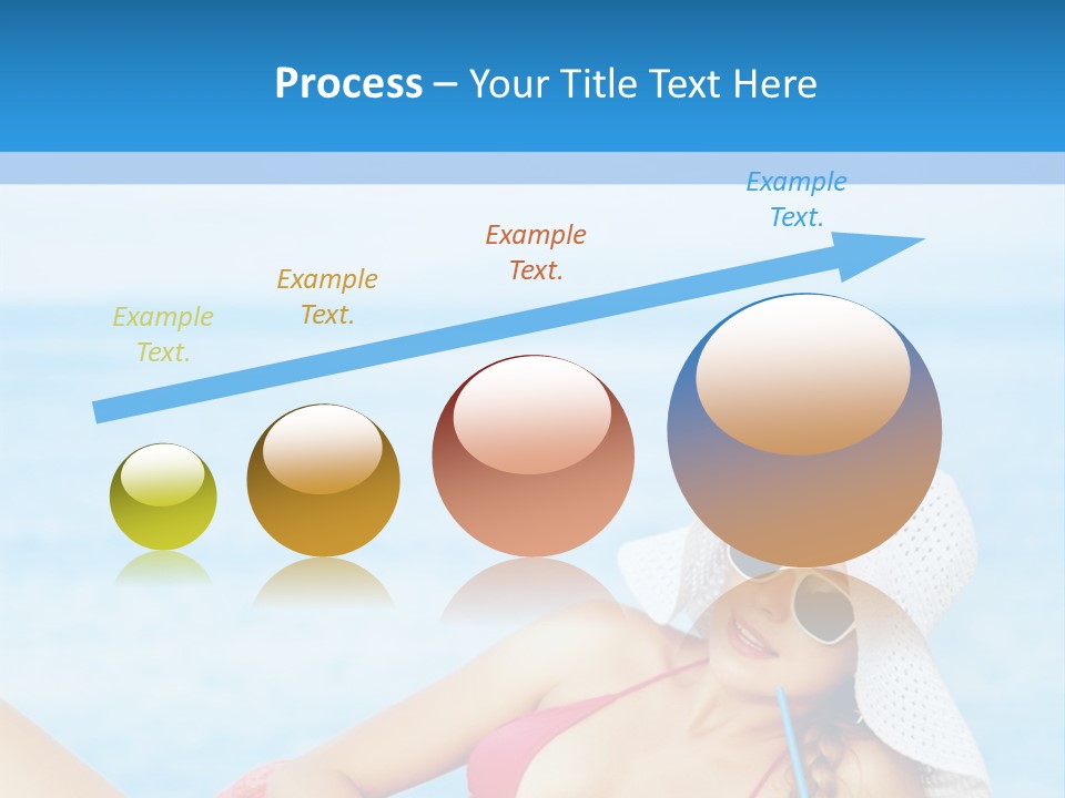 Scarf Eating Sexy PowerPoint Template