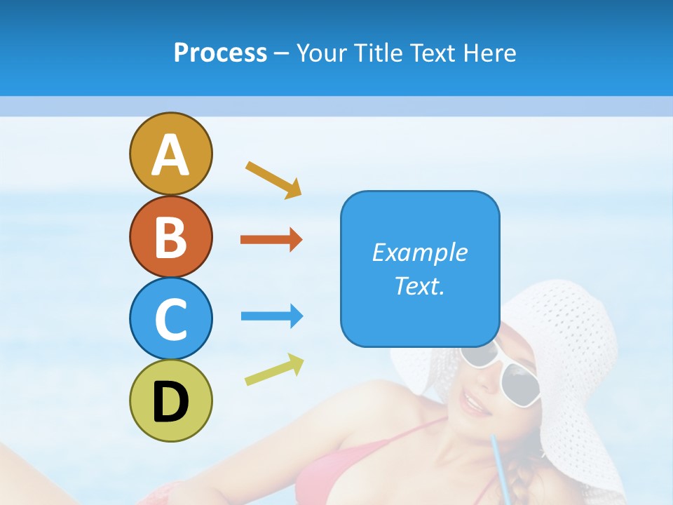 Scarf Eating Sexy PowerPoint Template