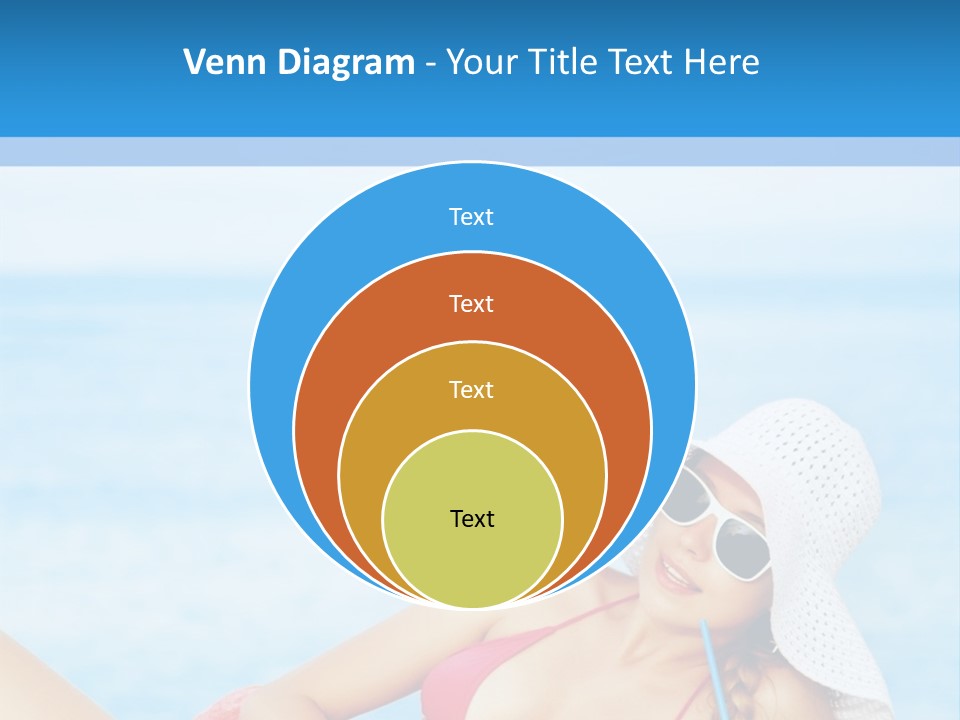 Scarf Eating Sexy PowerPoint Template