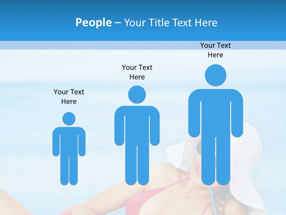 Scarf Eating Sexy PowerPoint Template