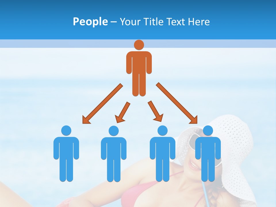 Scarf Eating Sexy PowerPoint Template