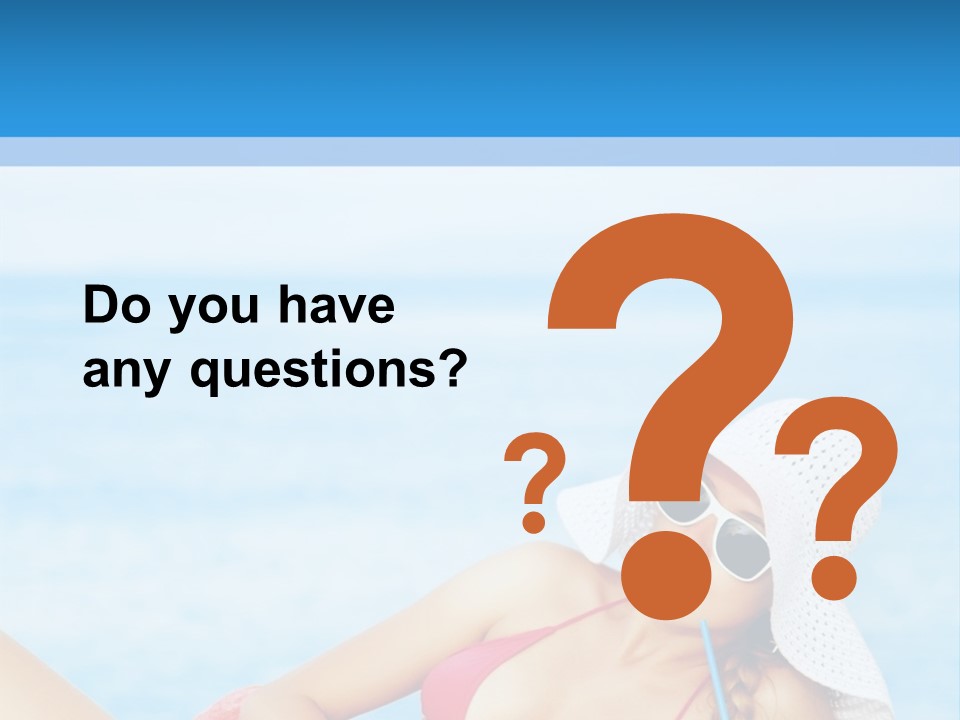 Scarf Eating Sexy PowerPoint Template