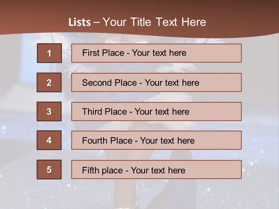 Victoria's Secret Show Fashion Show Nicki Minaj PowerPoint Template