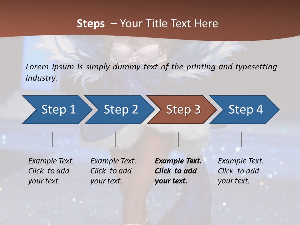 Victoria's Secret Show Fashion Show Nicki Minaj PowerPoint Template