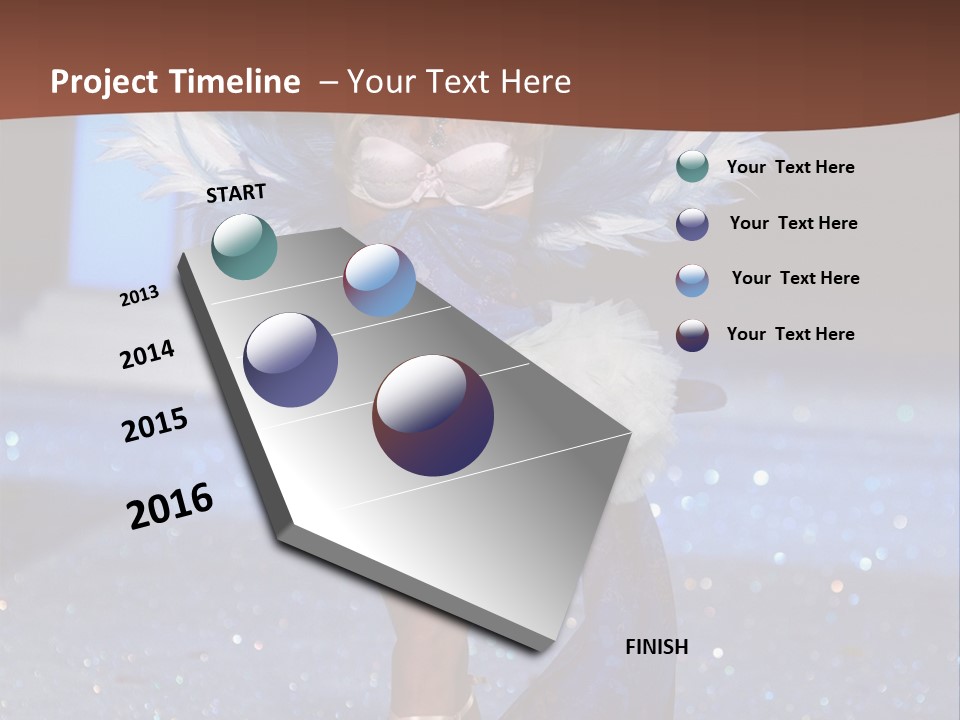 Victoria's Secret Show Fashion Show Nicki Minaj PowerPoint Template