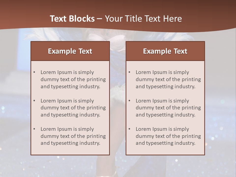 Victoria's Secret Show Fashion Show Nicki Minaj PowerPoint Template