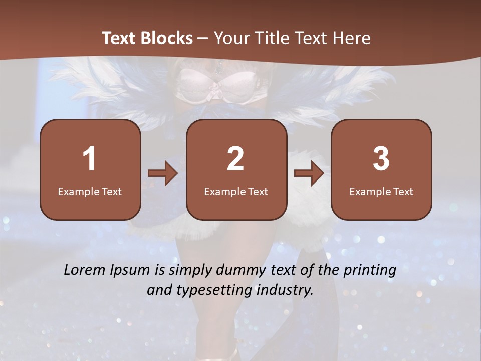 Victoria's Secret Show Fashion Show Nicki Minaj PowerPoint Template