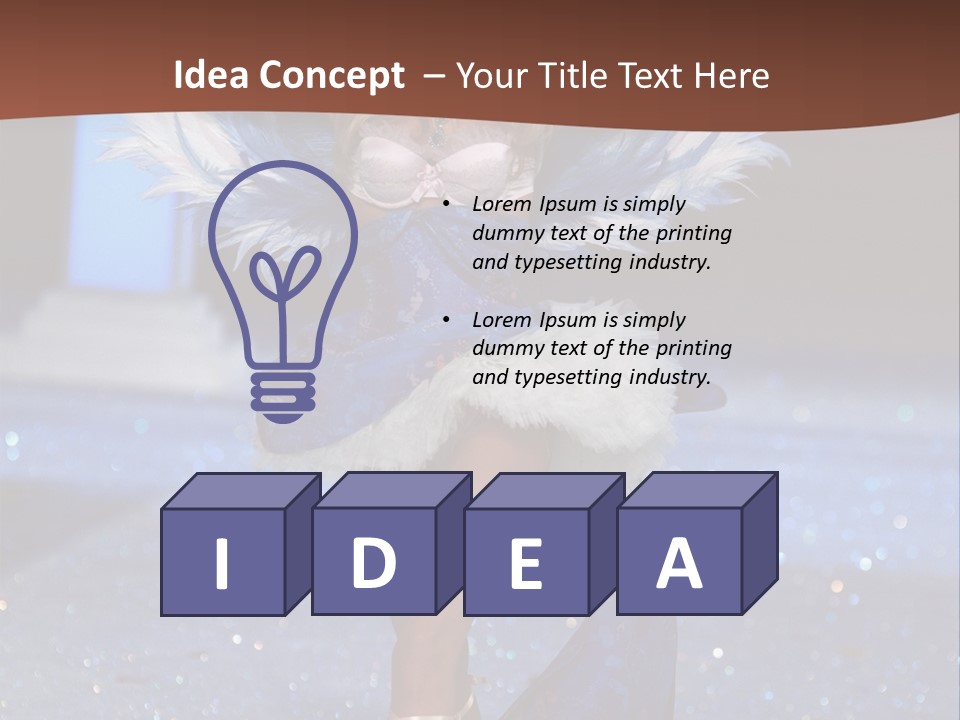 Victoria's Secret Show Fashion Show Nicki Minaj PowerPoint Template