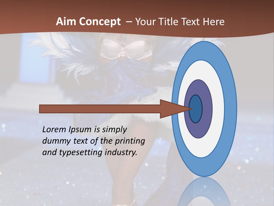 Victoria's Secret Show Fashion Show Nicki Minaj PowerPoint Template