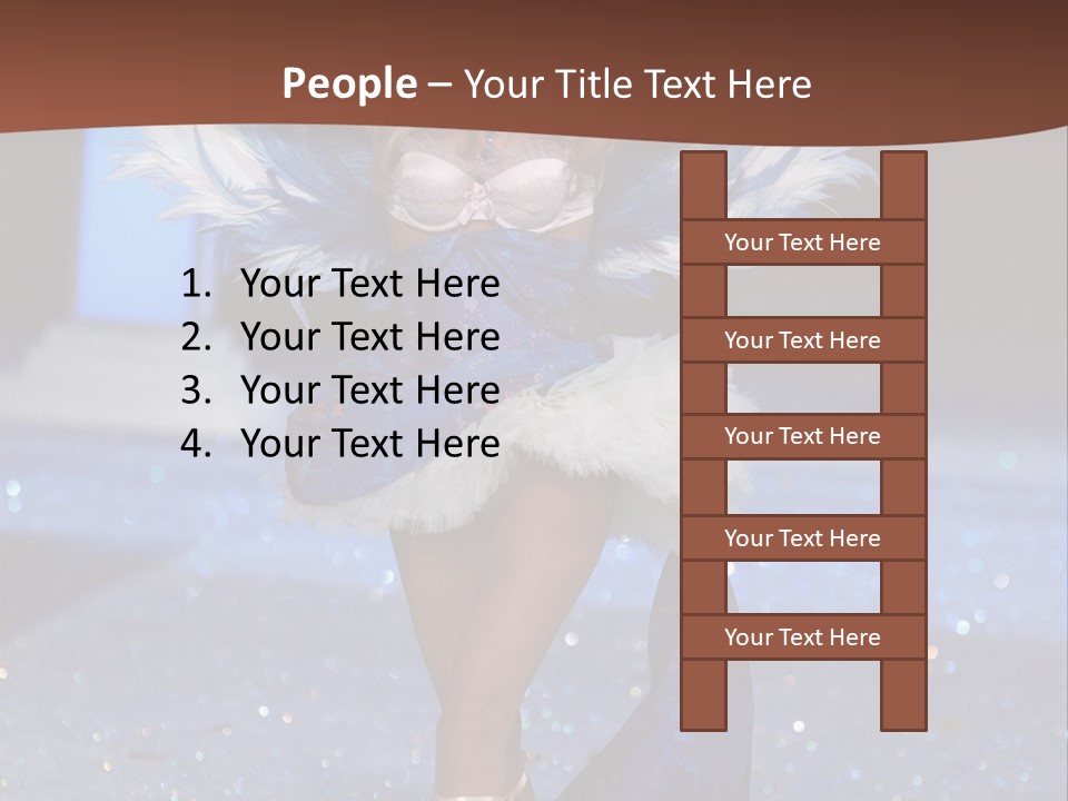 Victoria's Secret Show Fashion Show Nicki Minaj PowerPoint Template