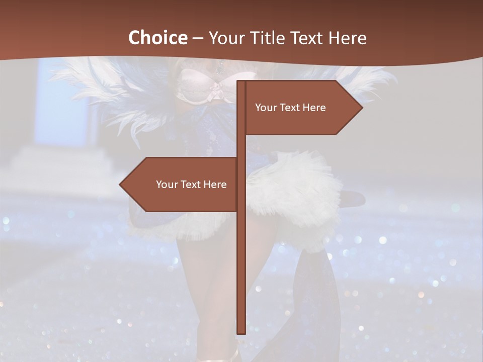 Victoria's Secret Show Fashion Show Nicki Minaj PowerPoint Template