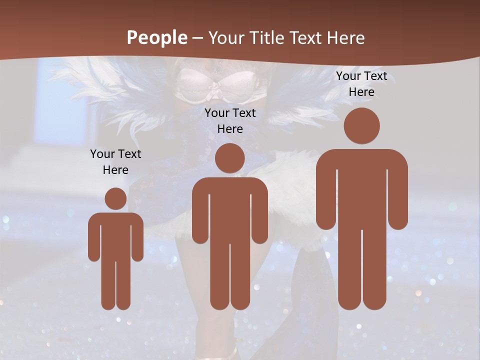 Victoria's Secret Show Fashion Show Nicki Minaj PowerPoint Template