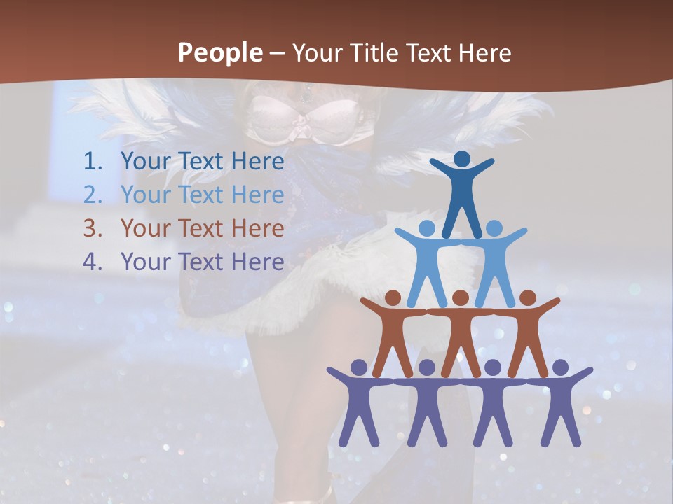 Victoria's Secret Show Fashion Show Nicki Minaj PowerPoint Template