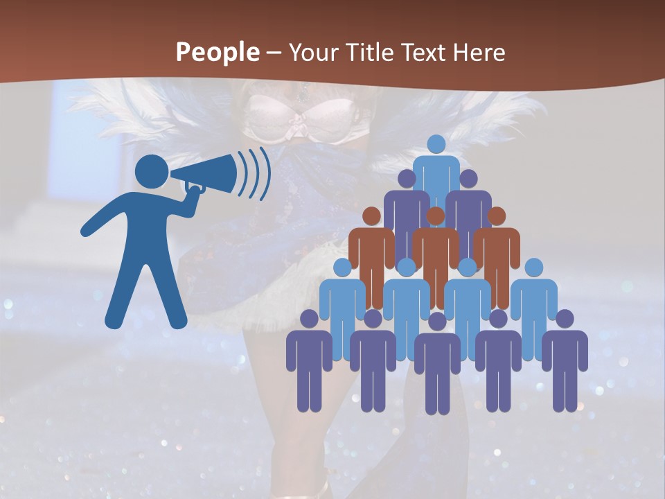 Victoria's Secret Show Fashion Show Nicki Minaj PowerPoint Template