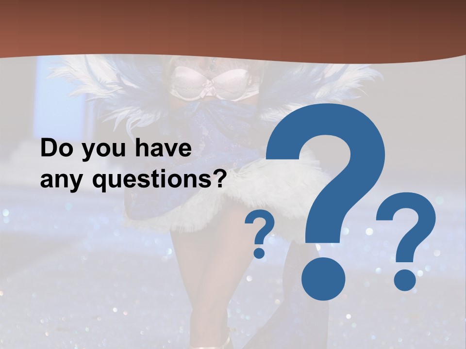 Victoria's Secret Show Fashion Show Nicki Minaj PowerPoint Template