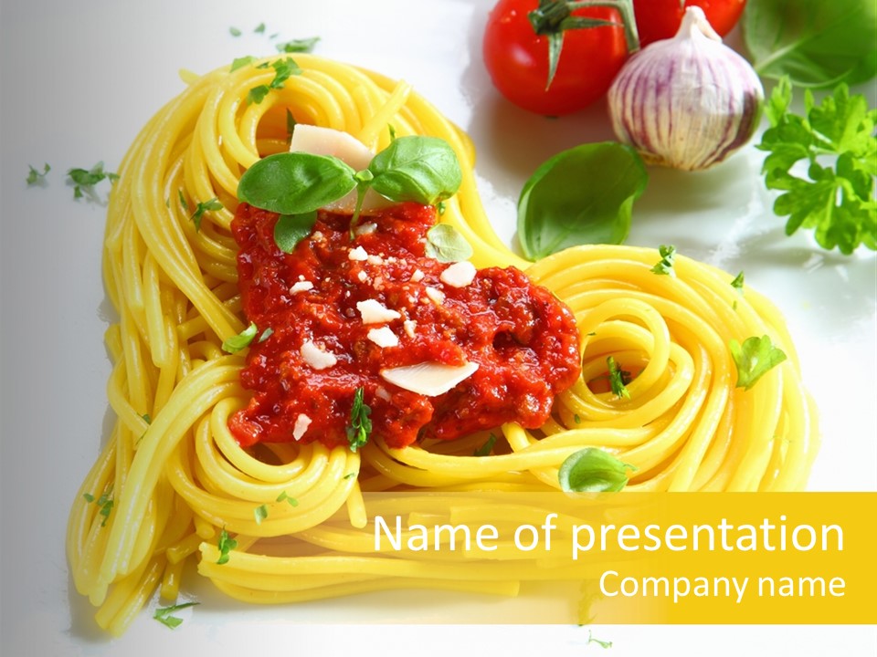 Spagetti Italian Spaghetti PowerPoint Template