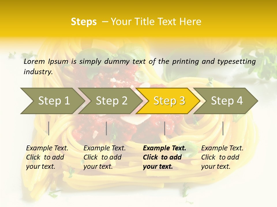 Spagetti Italian Spaghetti PowerPoint Template