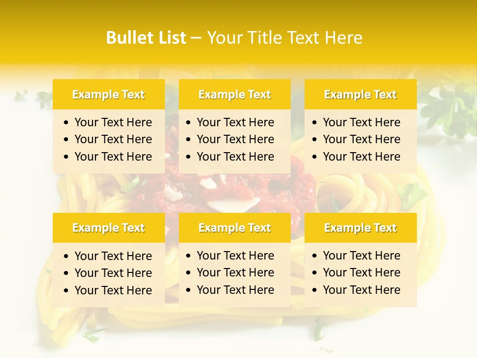 Spagetti Italian Spaghetti PowerPoint Template