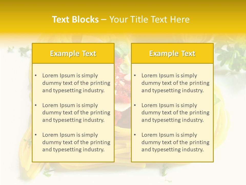 Spagetti Italian Spaghetti PowerPoint Template