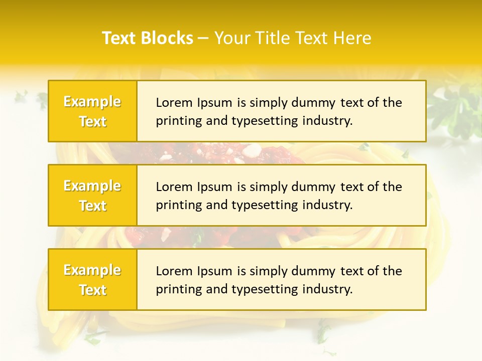 Spagetti Italian Spaghetti PowerPoint Template