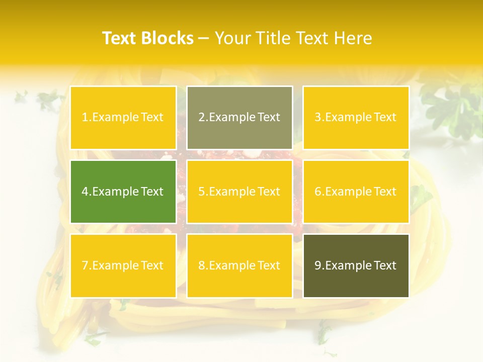 Spagetti Italian Spaghetti PowerPoint Template