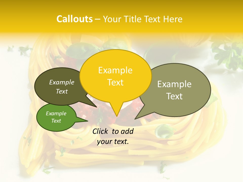 Spagetti Italian Spaghetti PowerPoint Template