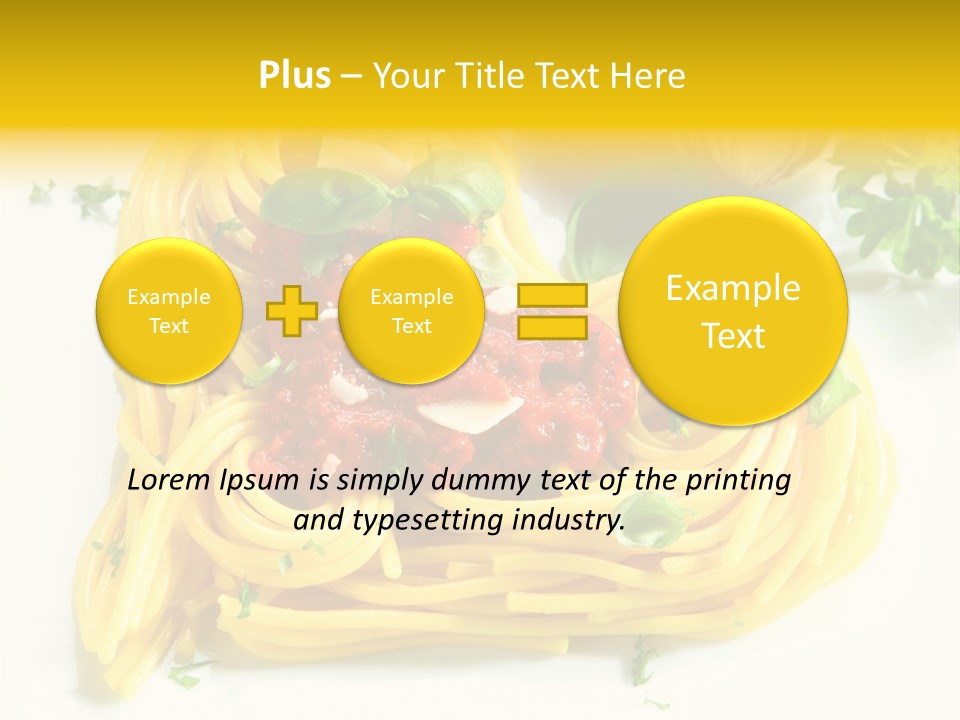 Spagetti Italian Spaghetti PowerPoint Template