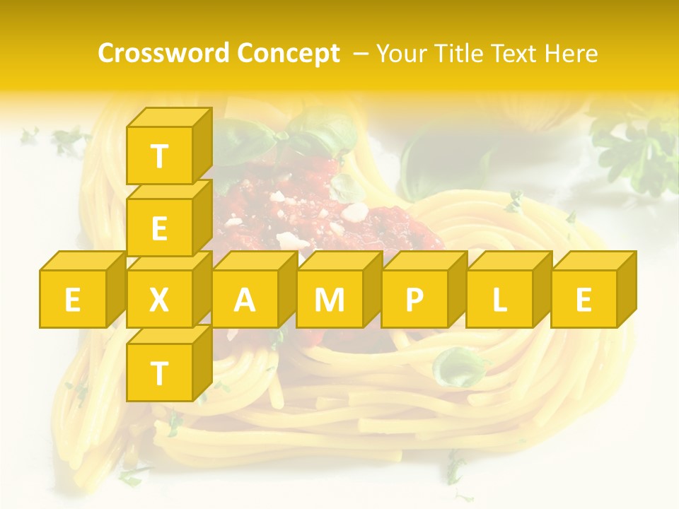 Spagetti Italian Spaghetti PowerPoint Template