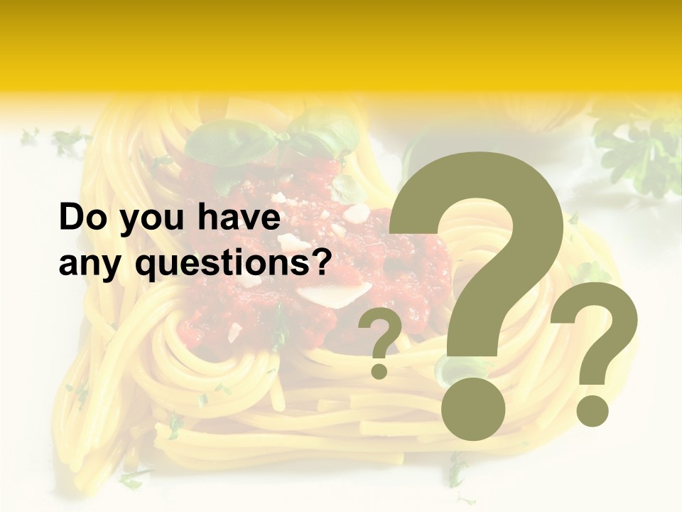 Spagetti Italian Spaghetti PowerPoint Template