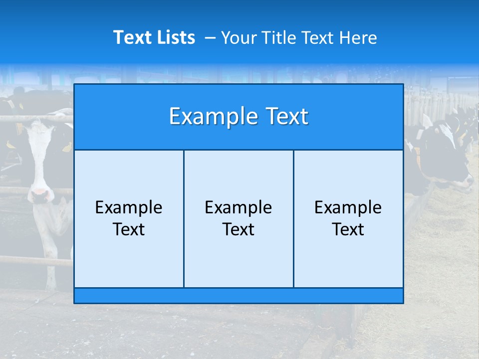 Cattle Rustic Cow PowerPoint Template
