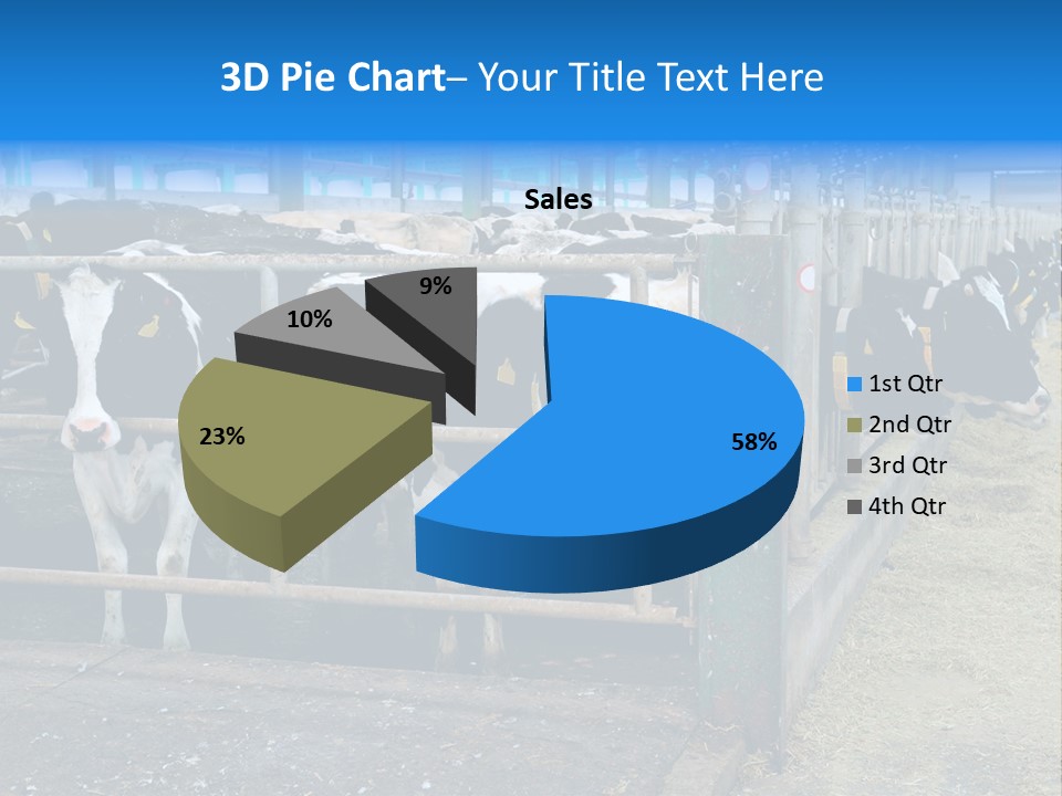 Cattle Rustic Cow PowerPoint Template