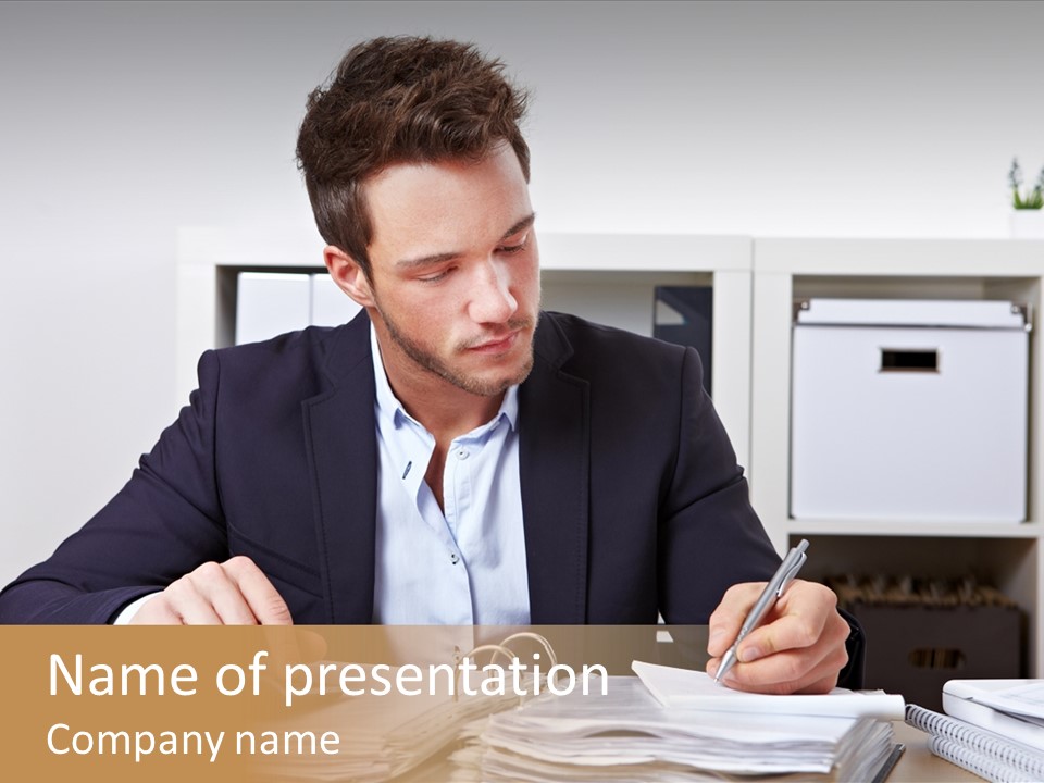 Audit Financing Profession PowerPoint Template