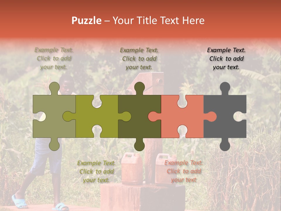Face Child Young PowerPoint Template