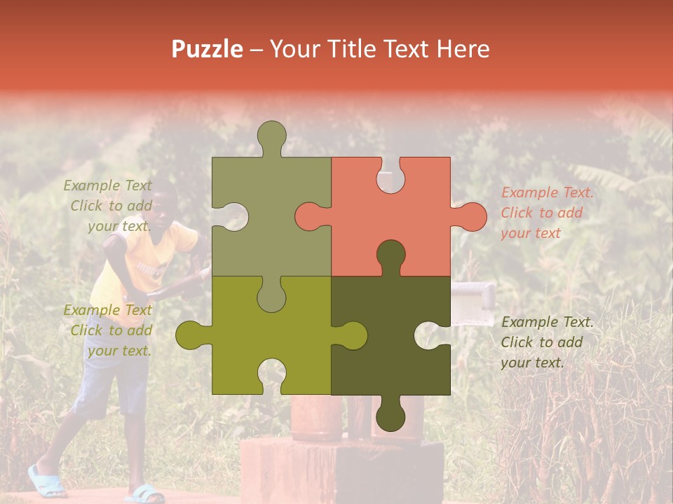 Face Child Young PowerPoint Template