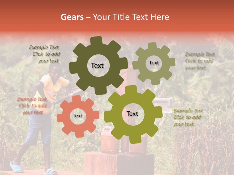 Face Child Young PowerPoint Template