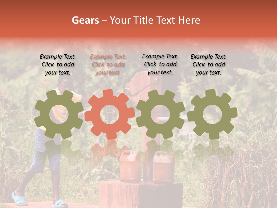 Face Child Young PowerPoint Template