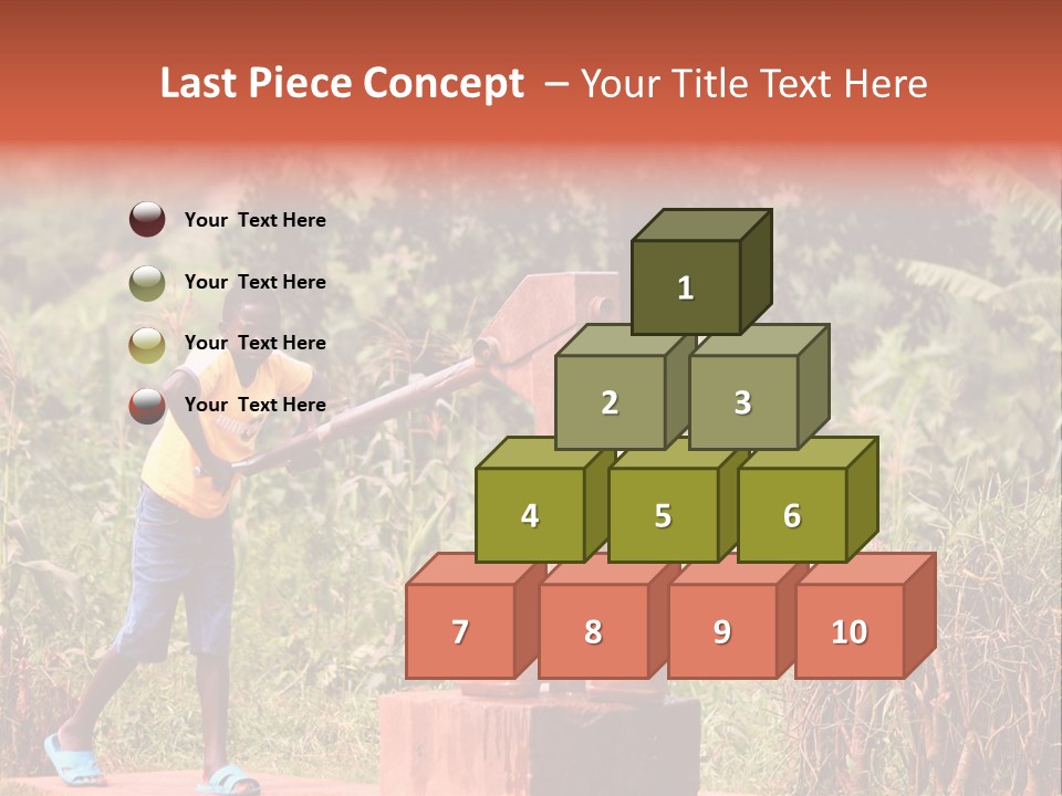Face Child Young PowerPoint Template