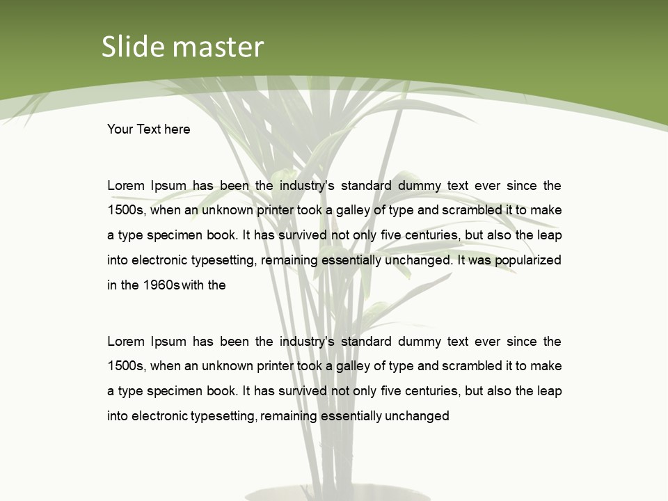 Branch Stem Garden PowerPoint Template