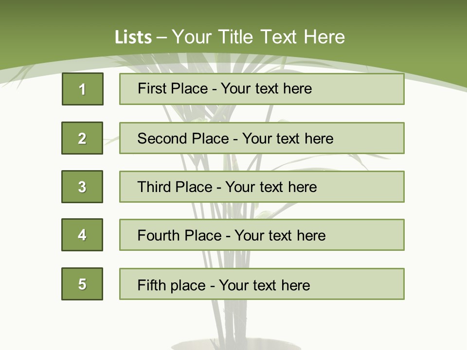 Branch Stem Garden PowerPoint Template