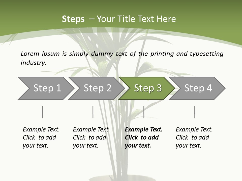 Branch Stem Garden PowerPoint Template