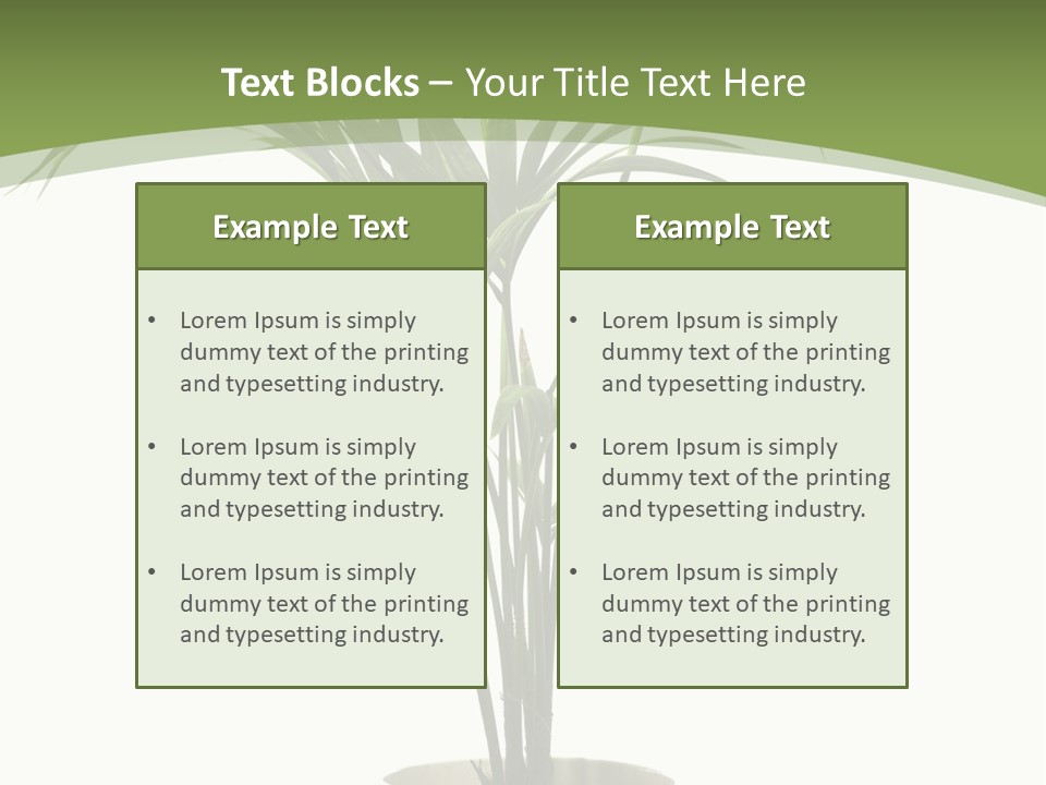 Branch Stem Garden PowerPoint Template