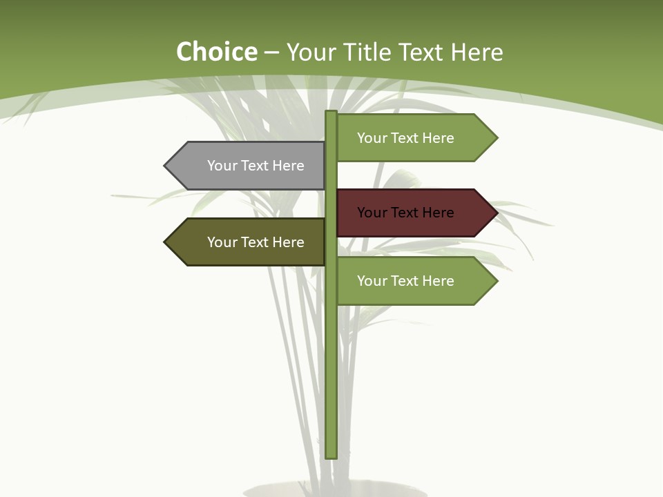 Branch Stem Garden PowerPoint Template
