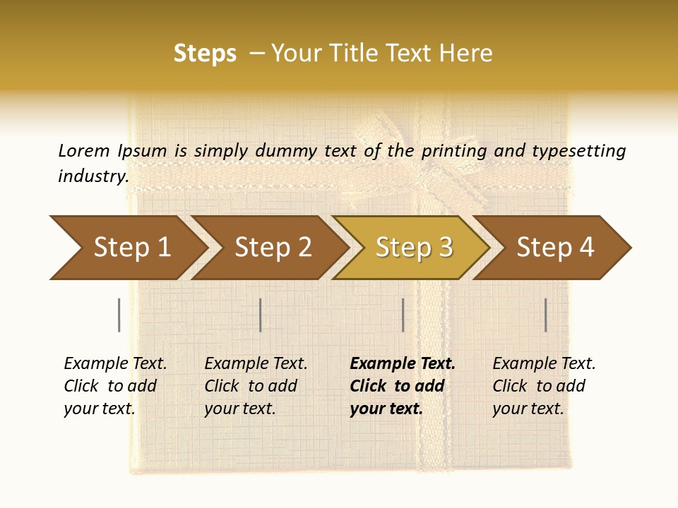 Giving Isolated Color PowerPoint Template