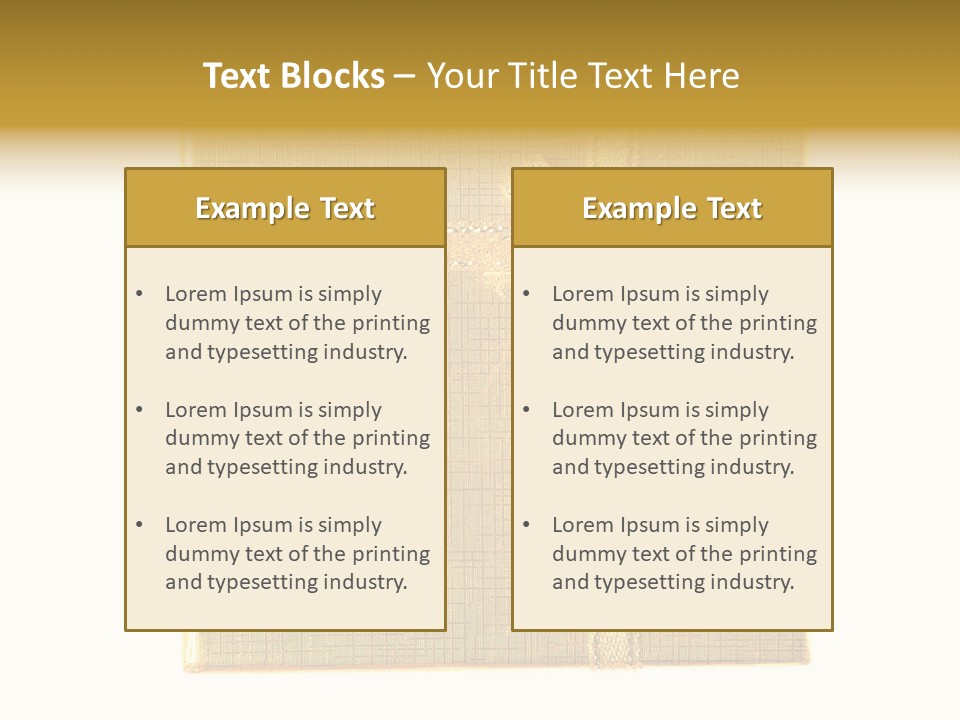 Giving Isolated Color PowerPoint Template