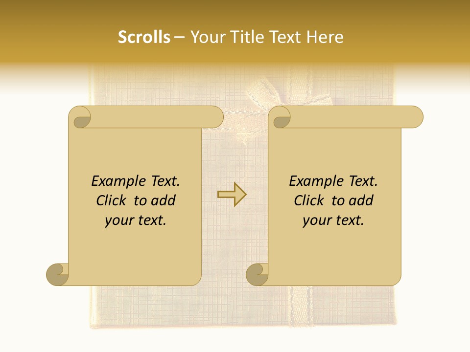 Giving Isolated Color PowerPoint Template